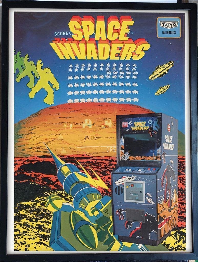 [videogame Poster in Frame] SPACE INVADERS | TAITO, Verzenden, Nieuw, A1 t/m A3, Film en Tv