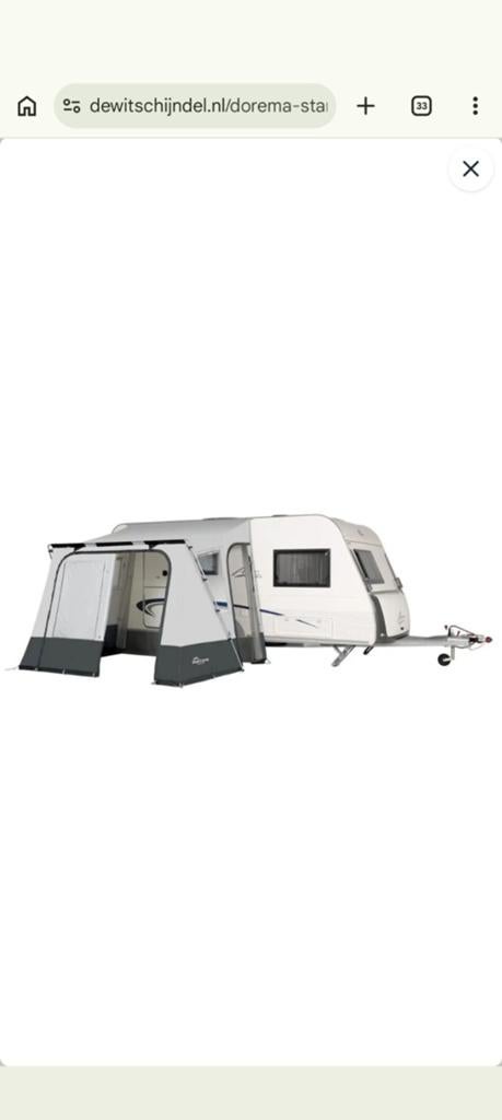 Dorema StarCamp Mistral 300 deeltent, voortent caravan., Ophalen of Verzenden