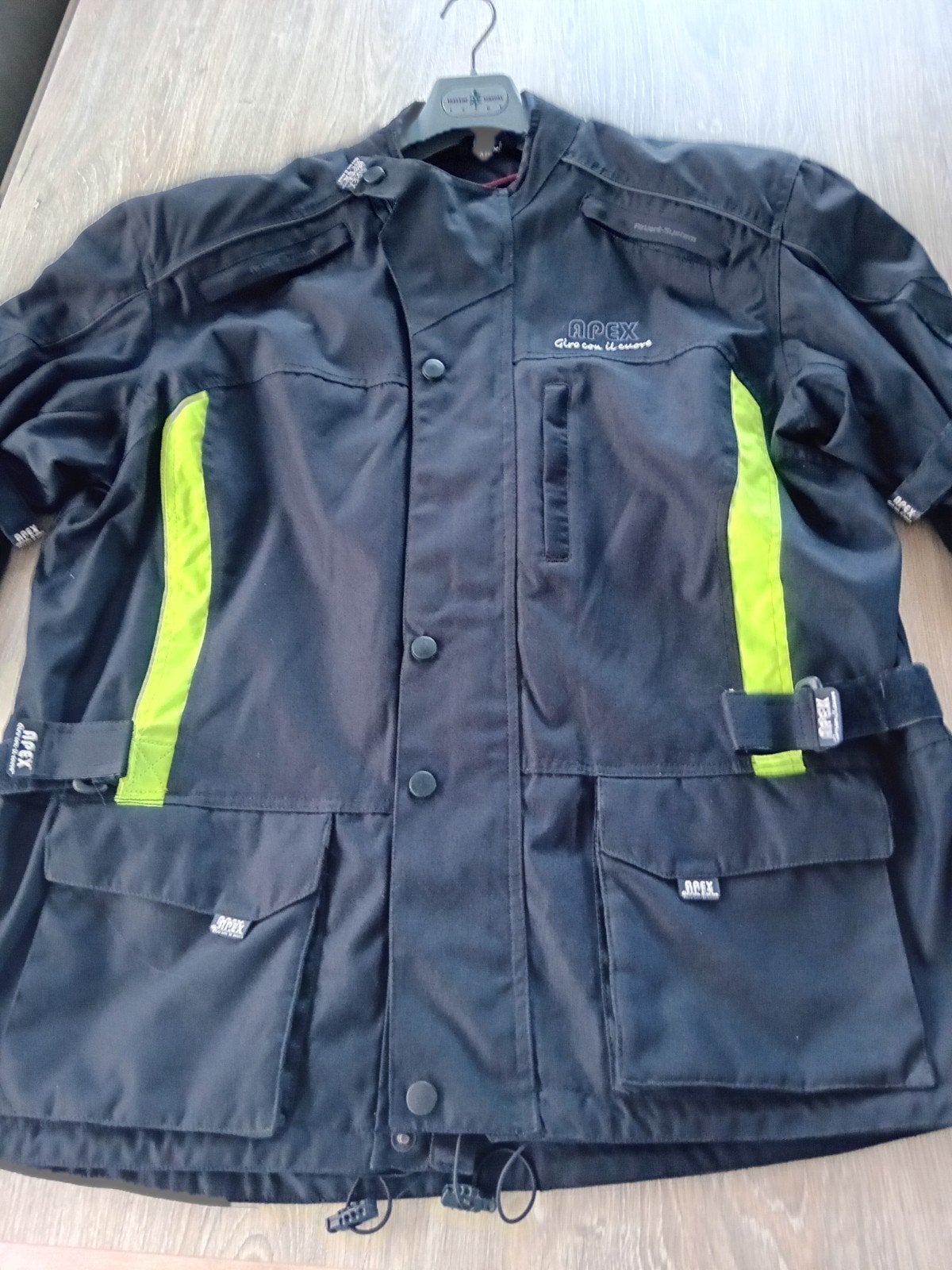 Zwarte Apex Motorjas Textiel met Uitneembare Binnenjas, Motoren, Ophalen, Jas | textiel, Heren, Apex