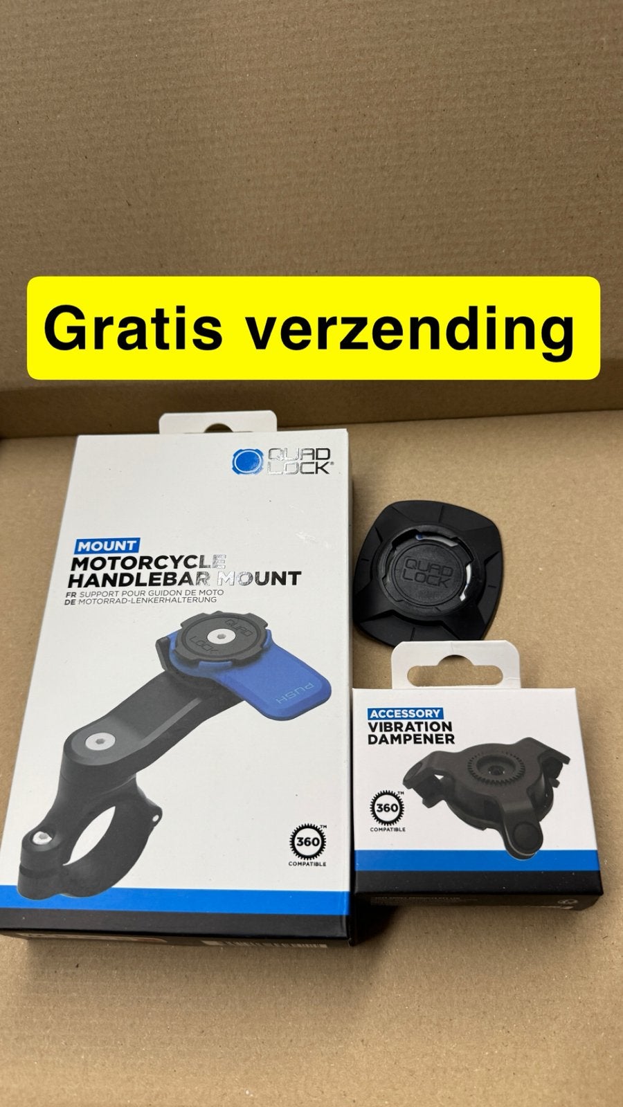 Nieuwe QuadLock stuurhouder, Ophalen of Verzenden, Nieuw