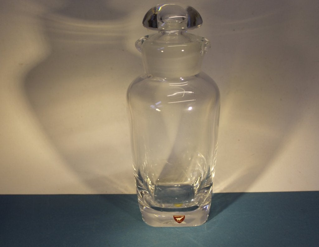 Vintage Orrefors Zweden shaker karaf Vicke Lindstrand, Ophalen of Verzenden