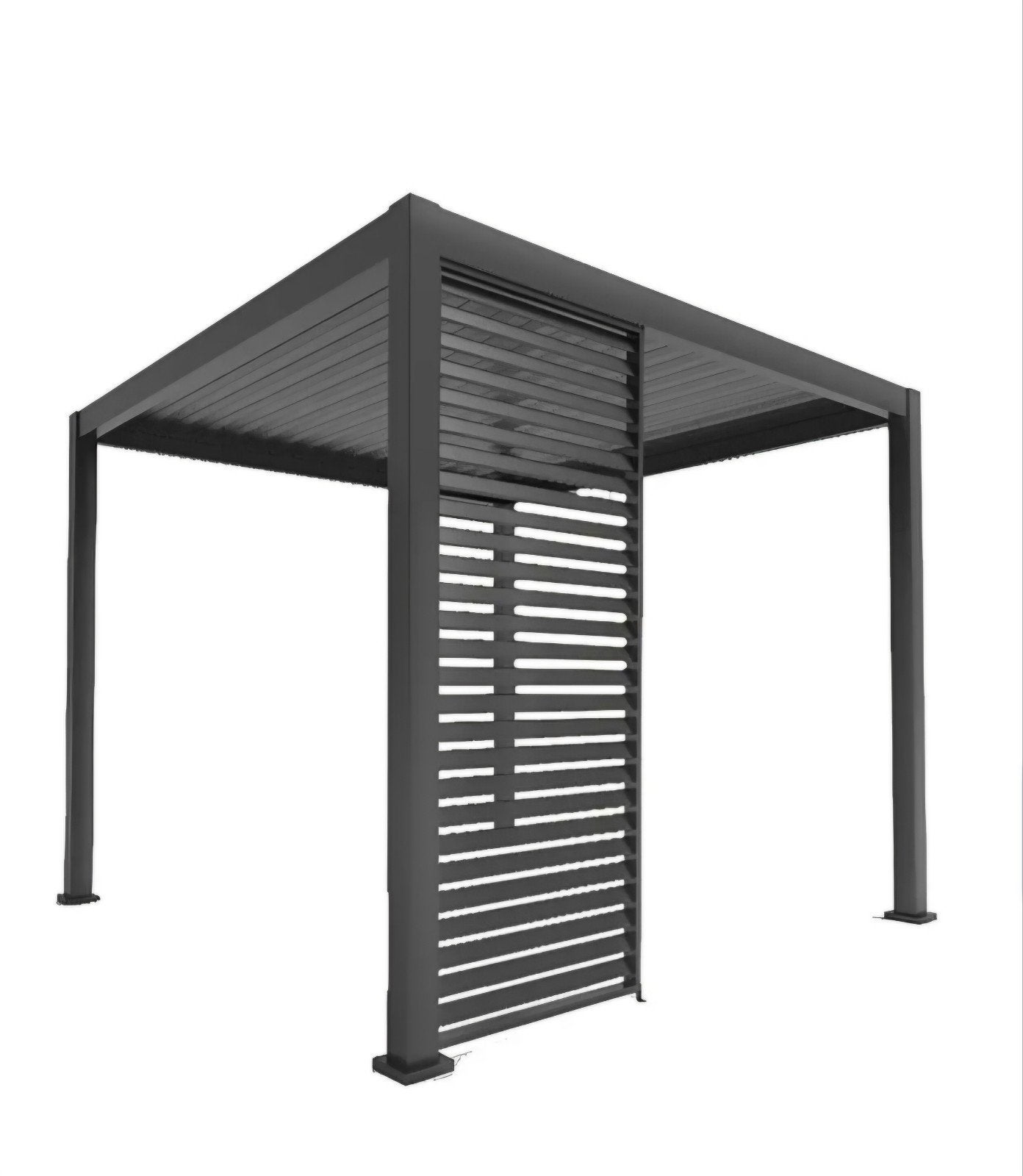 Zijwand louvre voor pergola Classic en Deluxe Antraciet 300, Ophalen, Nieuw