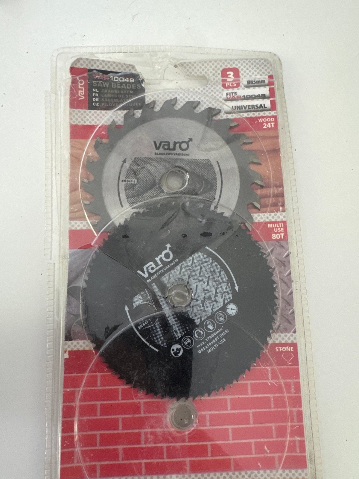 Varo Zaagbladen Hout & Multi-purpose 885mm (2 stuks), Overige typen, Nieuw, Ophalen of Verzenden, 30 tot 70 mm