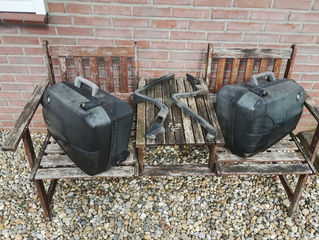 BMW K100 Koffers, Ophalen