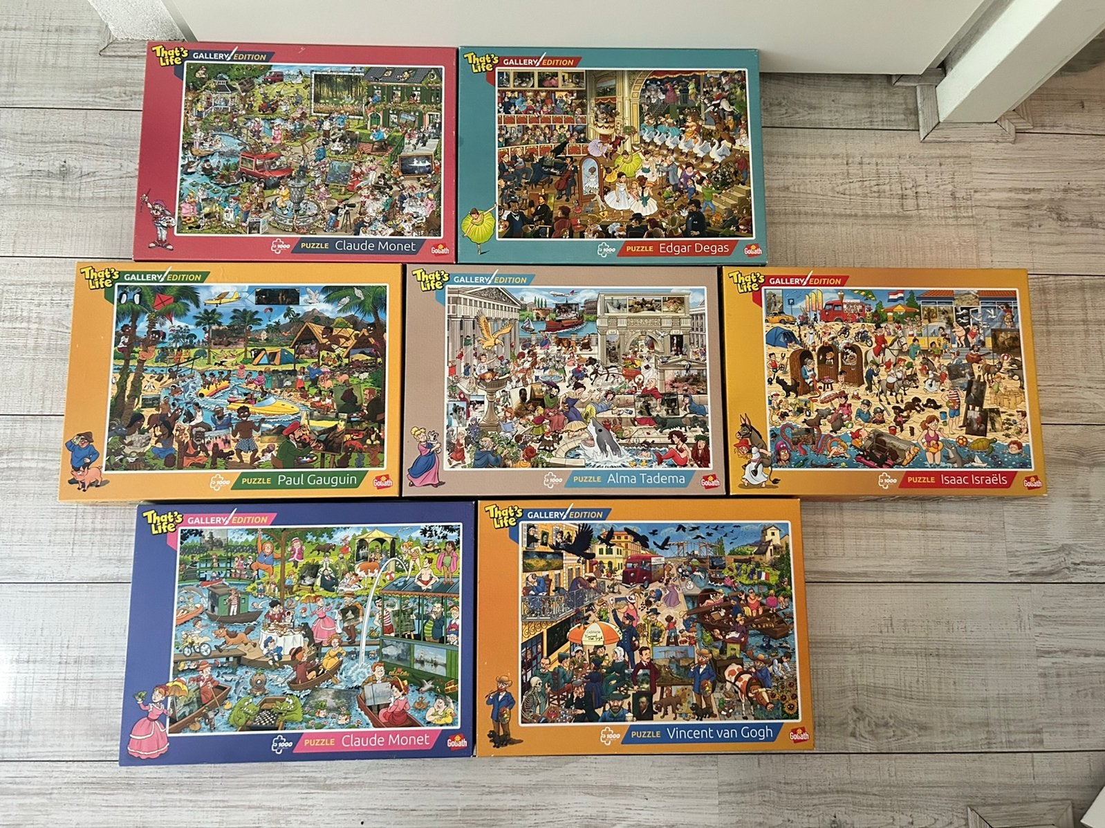 7 that’s life gallery edition puzzels, Ophalen, 500 t/m 1500 stukjes, Zo goed als nieuw, Legpuzzel