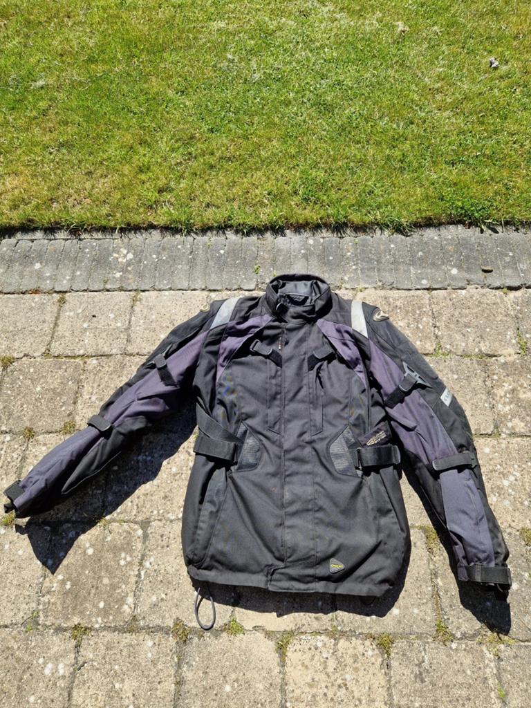 Clover Wind- & Waterproof Motorpak (Jas mt L, Broek mt 52), Ophalen, Jas | textiel, Heren, Cliver