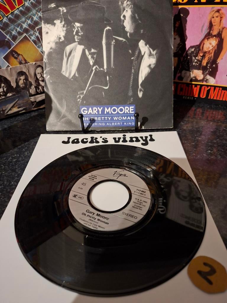 Gary Moore - Oh Pretty Woman (feat. Albert King) 1990, Ophalen of Verzenden, Zo goed als nieuw, Overige formaten
