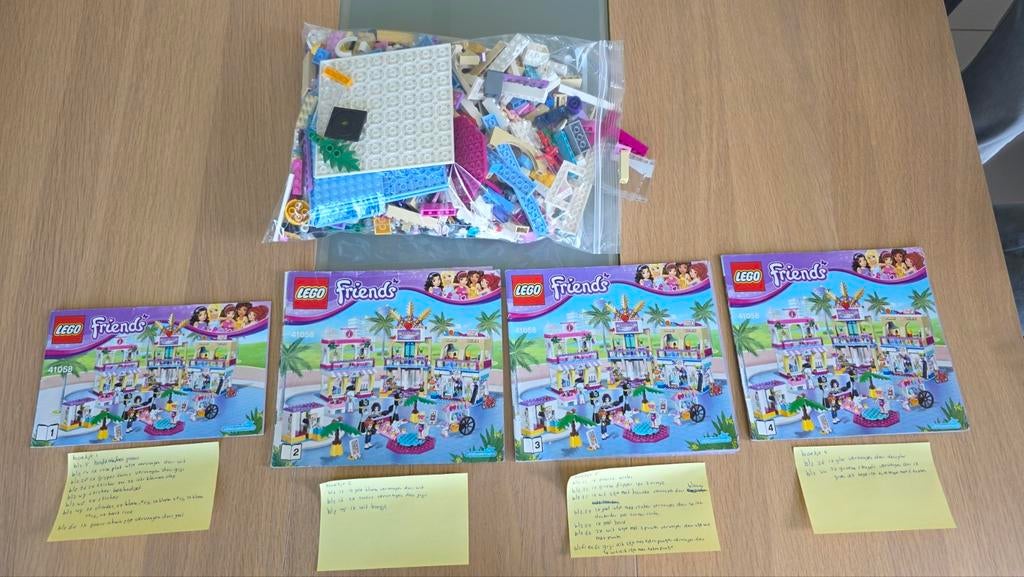 41058 Lego Friends Heartlake winkelcentrum, Kinderen en Baby's, Speelgoed | Duplo en Lego, Gebruikt, Lego, Friends, Ophalen of Verzenden