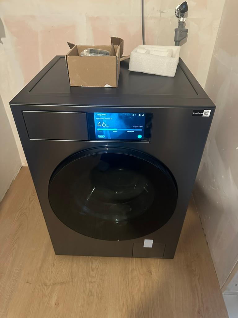 SAMSUNG WF90F09C4SU3 Bespoke 9000-serie, Ophalen, 1200 tot 1600 toeren, 8 tot 10 kg, Zo goed als nieuw
