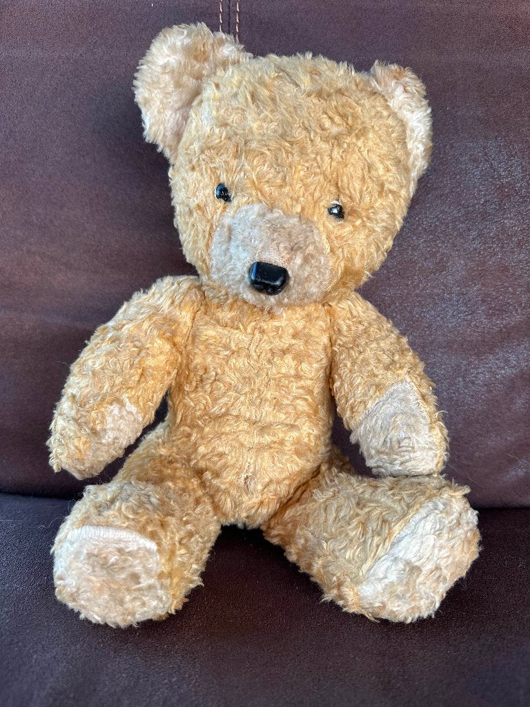 Antieke teddybeer – ca. 30 cm, Antiek en Kunst, Ophalen of Verzenden
