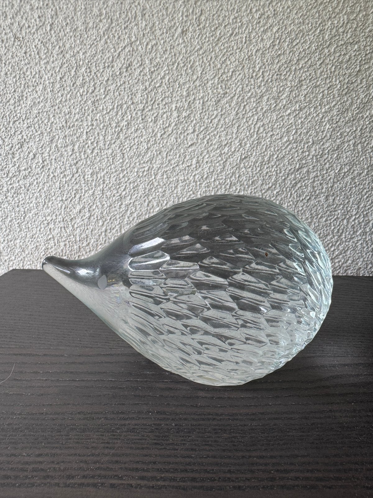 Glazen egel - paper weight - presse papier, Ophalen of Verzenden