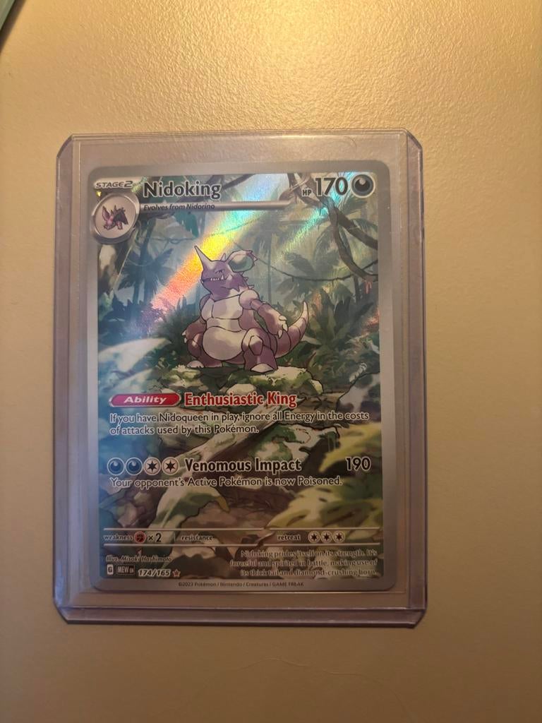 Nidoking 174, Ophalen of Verzenden, Nieuw, Losse kaart, Foil