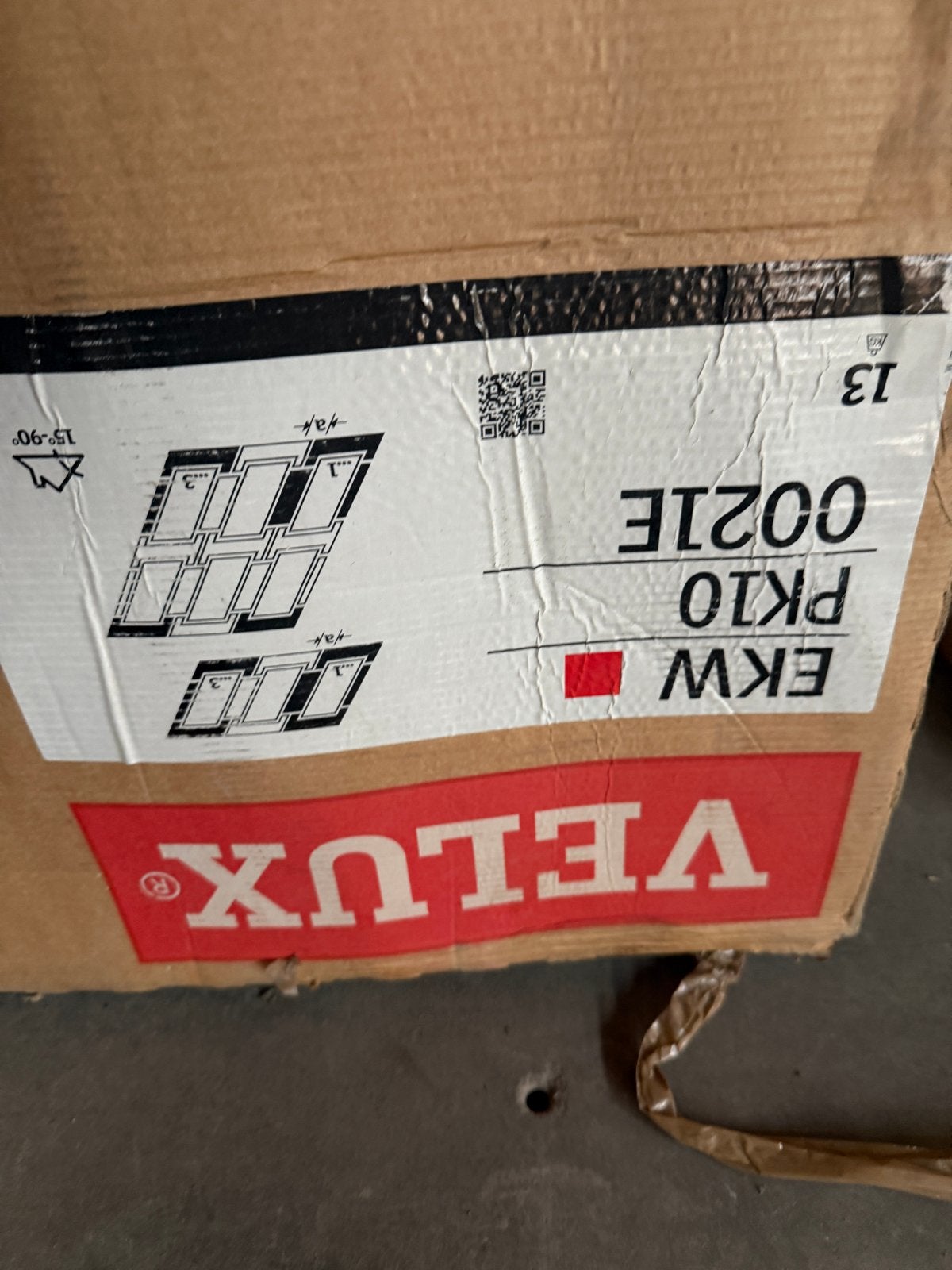 VELUX EKW PK10 0021E – Nieuw in doos | 94x160, Doe-het-zelf en Verbouw, Ophalen, 80 tot 120 cm, Nieuw, 160 cm of meer