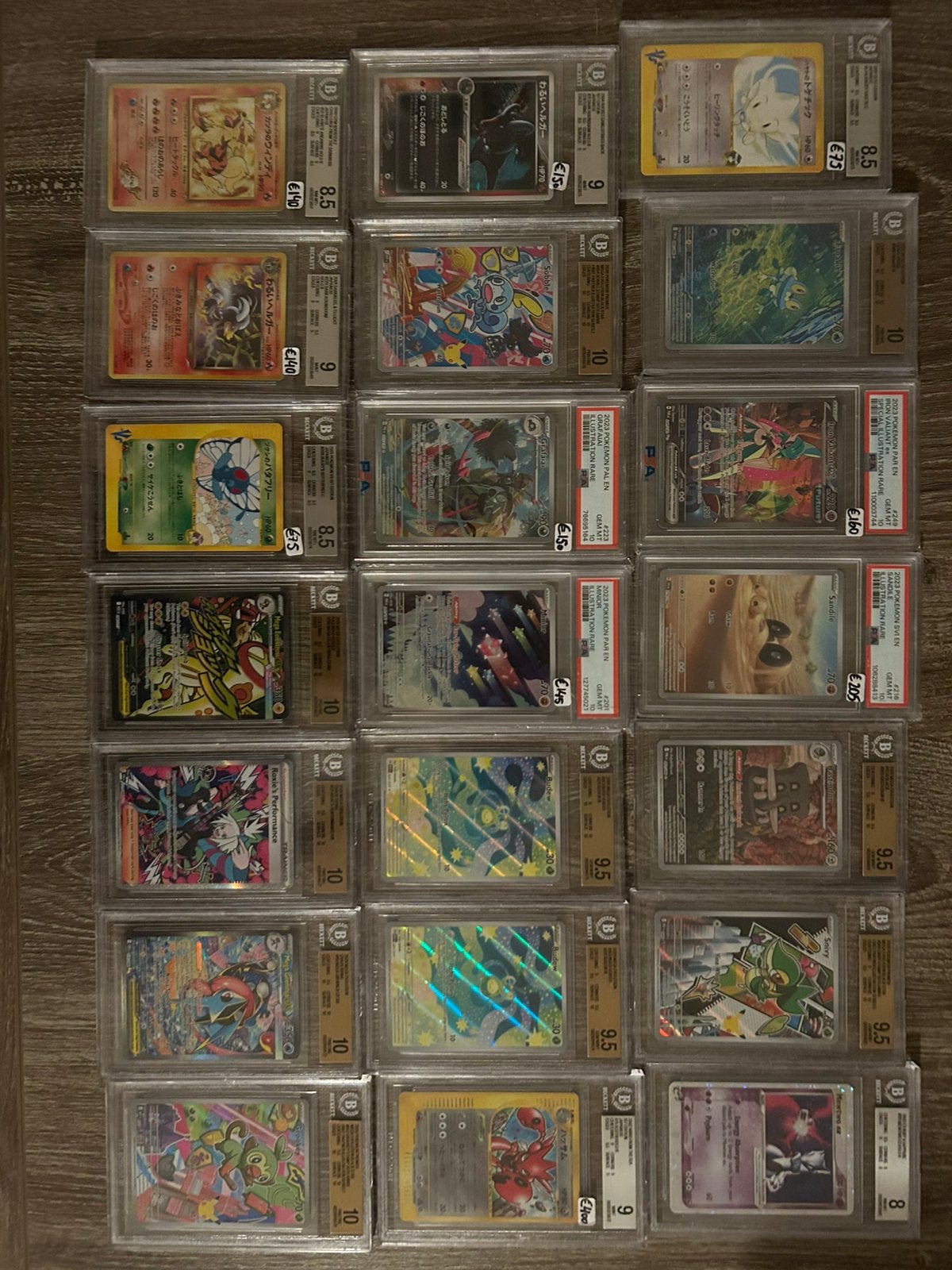 Meerdere PSA & BECKETT slabs, Ophalen of Verzenden, Zo goed als nieuw