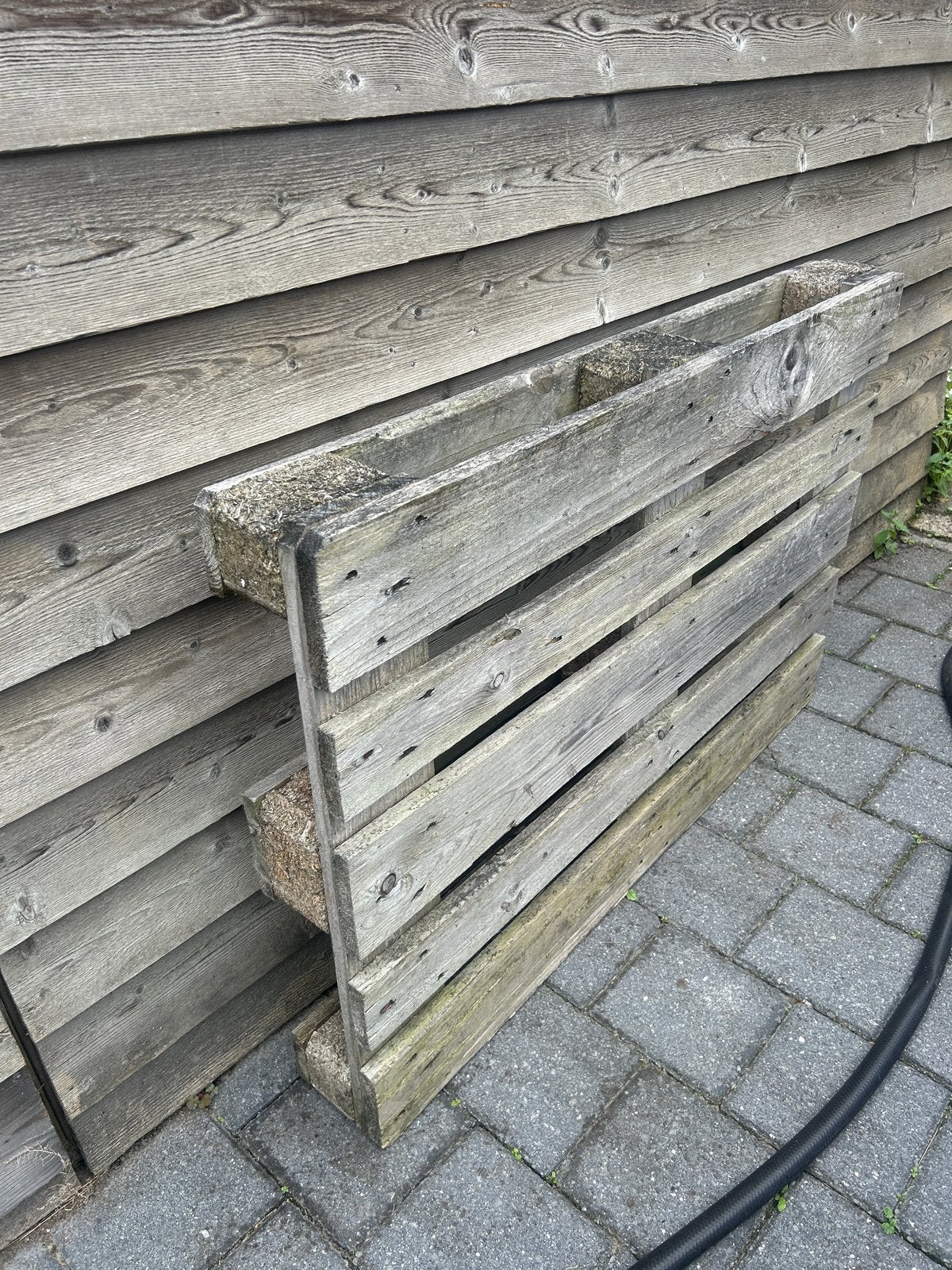 Gebruikte houten pallet - ideaal voor tuinprojecten, Doe-het-zelf en Verbouw, Hout en Planken, Ophalen, Gebruikt, 50 mm of meer