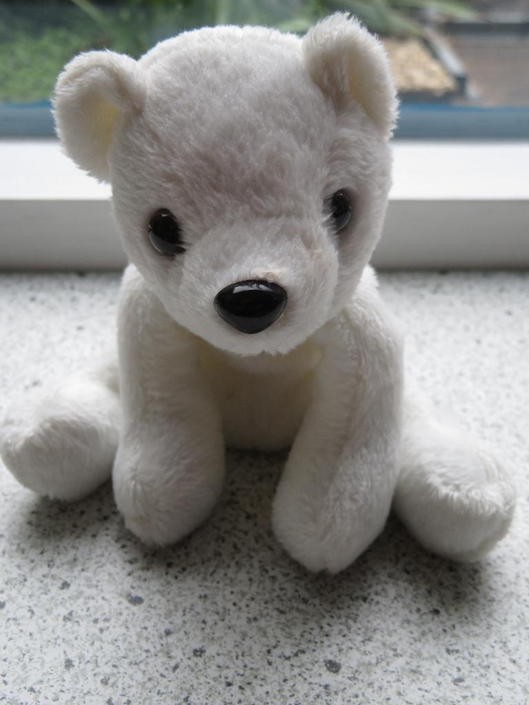 Beer of beertje ijsbeer merk Unitoys My Friend wit velours, Kinderen en Baby's, Speelgoed | Knuffels en Pluche, Beer, Wasbaar