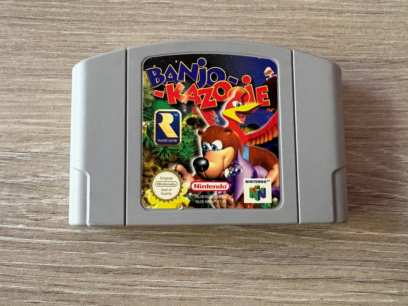 Banjo Kazooie voor de Nintendo 64. ZGAN, Spelcomputers en Games, Games | Nintendo 64, 1 speler, Ophalen of Verzenden, Zo goed als nieuw