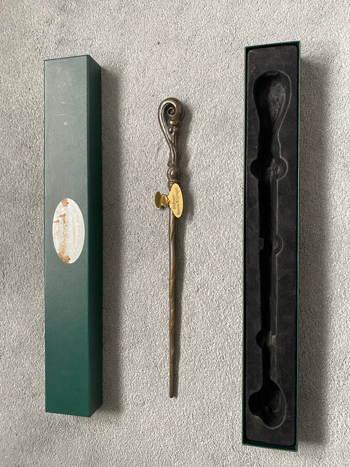 Harry Potter Professor Minerva McGonagall toverstaf, Verzamelen, Ophalen of Verzenden, Zo goed als nieuw, Replica