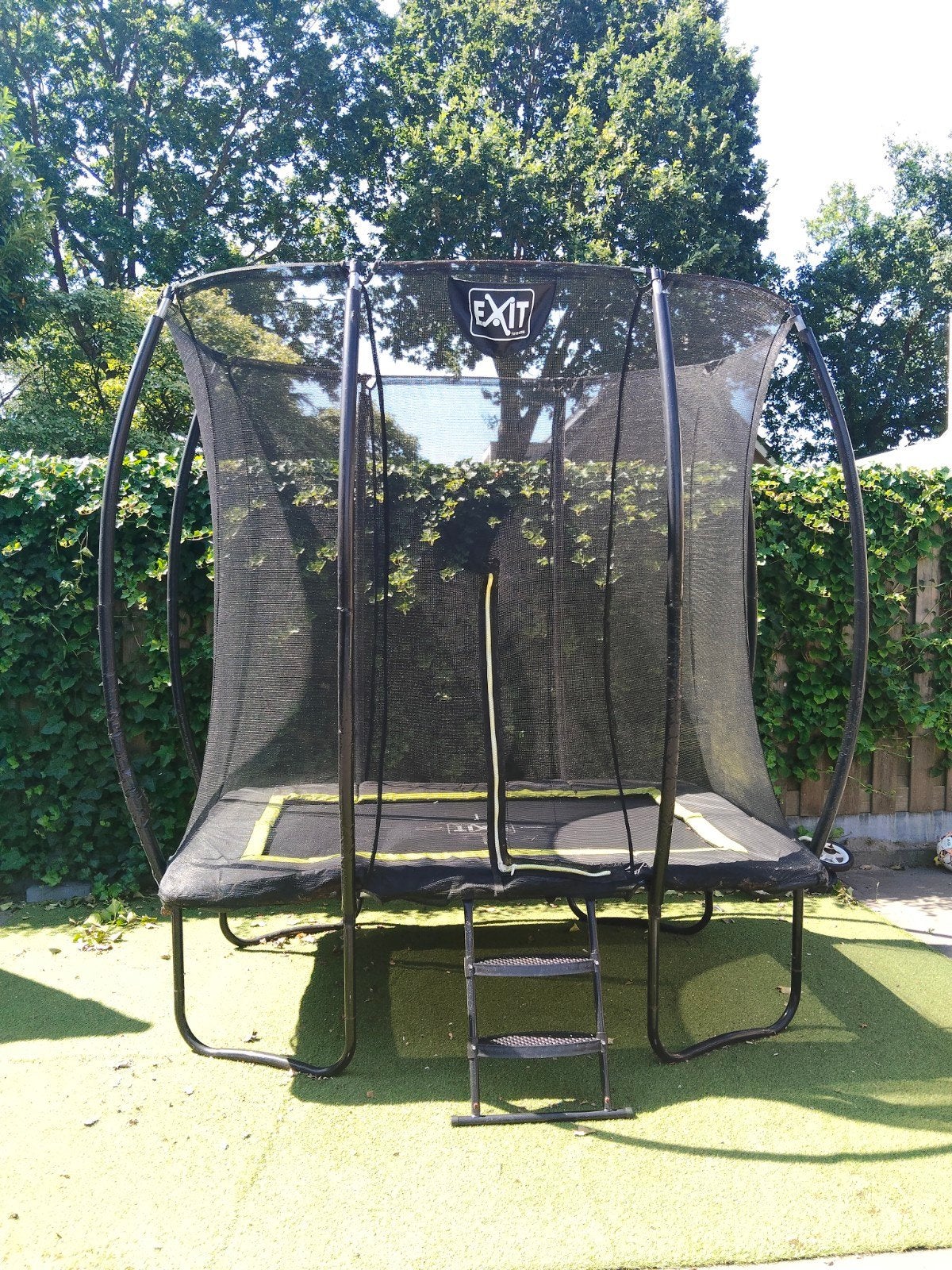 EXIT Silhouette trampoline 153x214cm - zwart, Ophalen, Gebruikt