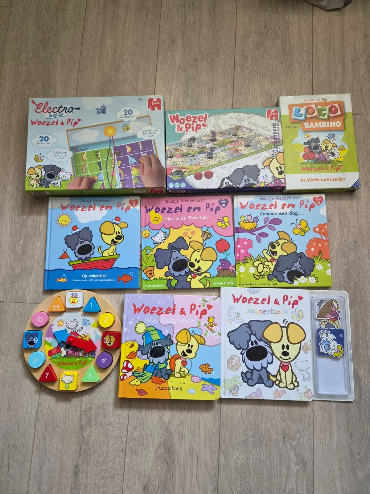 Woezel en Pip spelletjes en boeken, Ophalen of Verzenden, Gelezen, Guusje Nederhorst, 3 tot 4 jaar