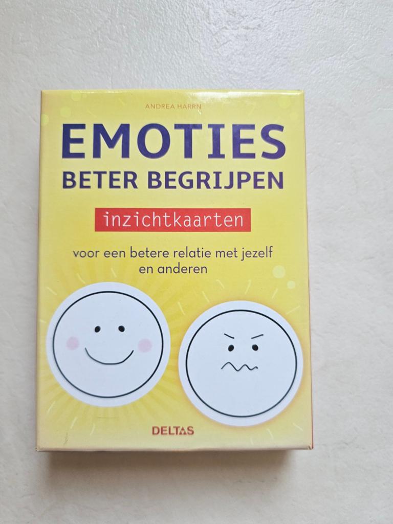 Emoties beter begrijpen inzichtkaarten, Boeken, Psychologie, Zo goed als nieuw, Ophalen of Verzenden