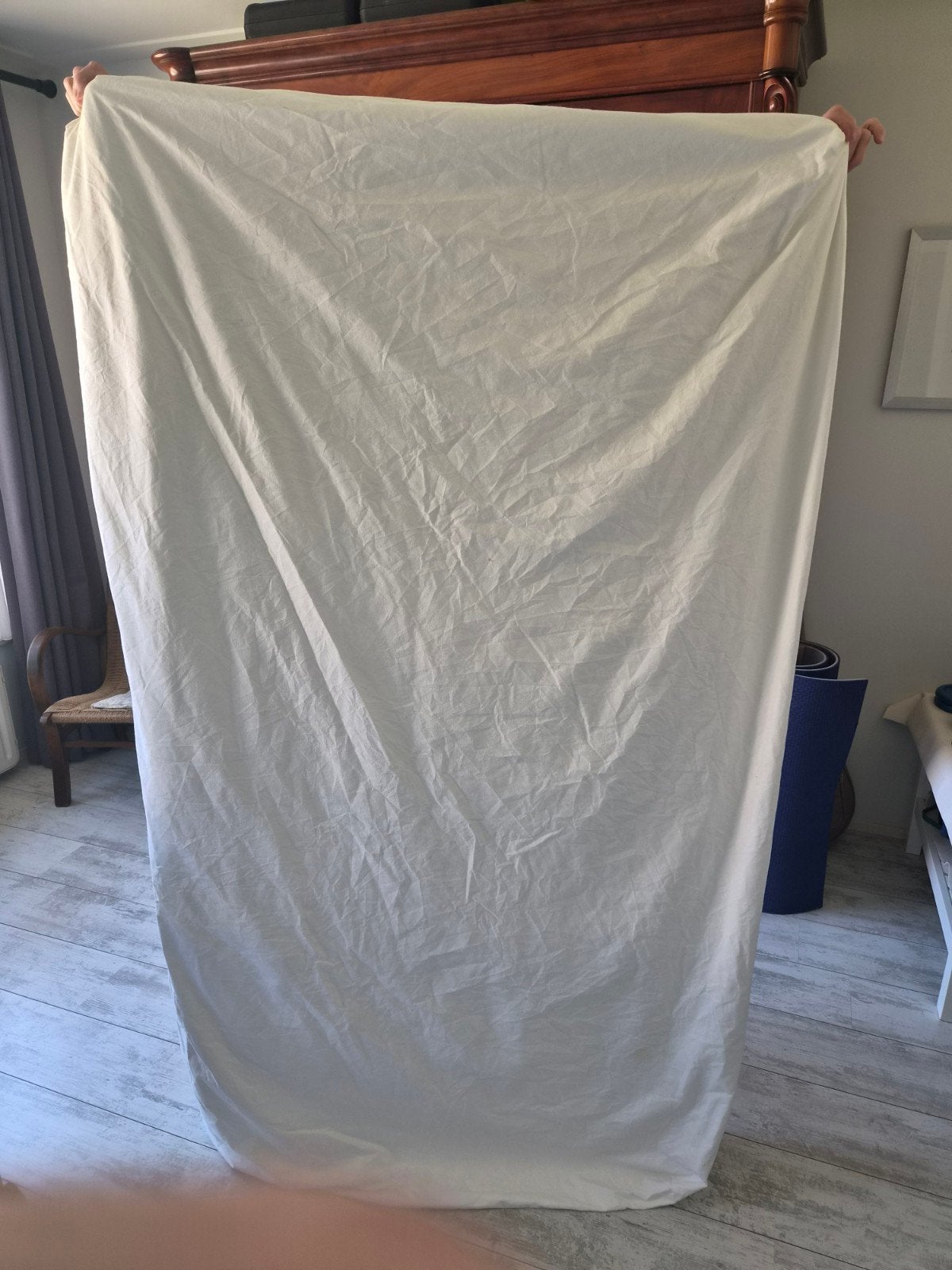 Mijthoezen voor matras en dekbed, Gebruikt, Wit, Overige typen, Tweepersoons