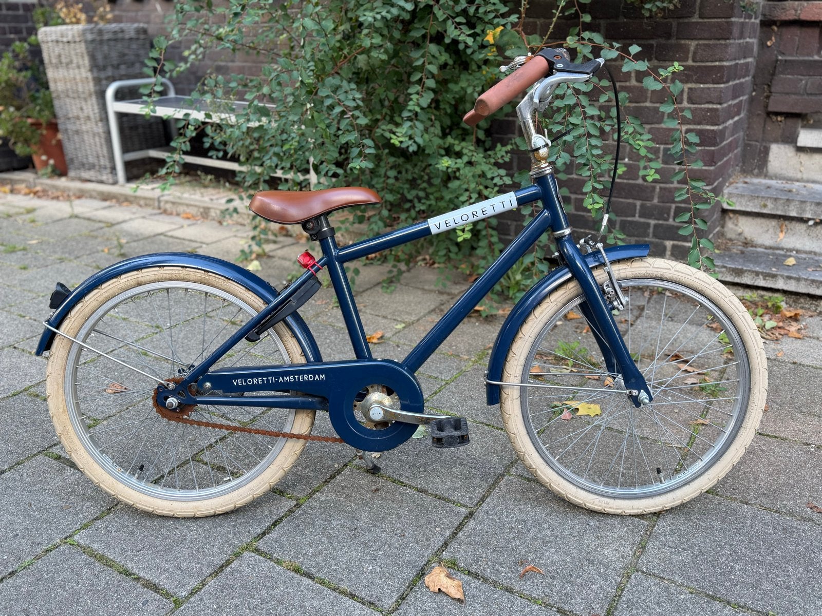 Veloretti Junior Kinderfiets - Blue Yonder, 20 inch, Ophalen of Verzenden, Gebruikt, Terugtraprem, 20 inch of meer
