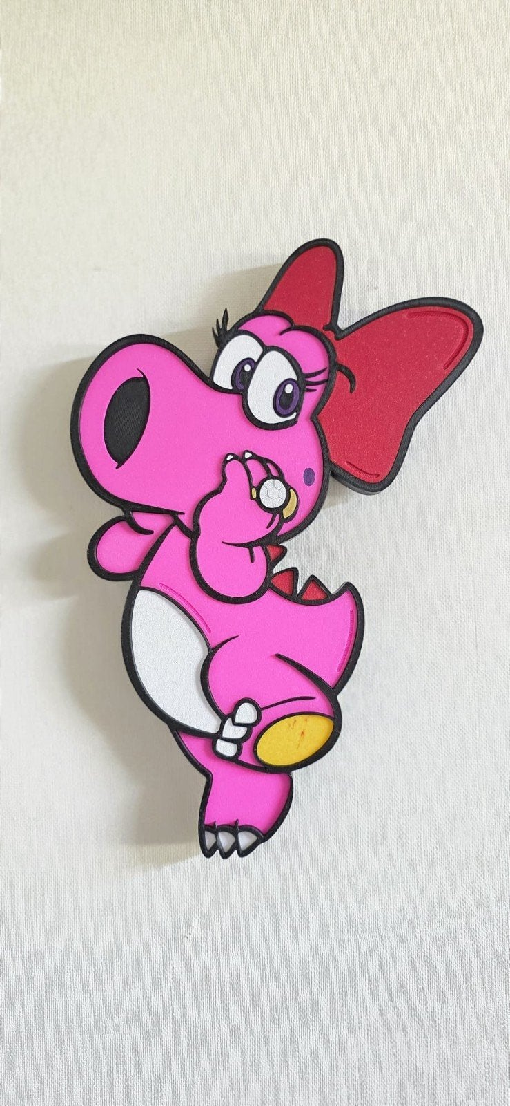 Birdo wanddecoratie - Ideaal voor kinder- of gamekamer, Nieuw, Ophalen of Verzenden, Wanddecoratie, Handgemaakt