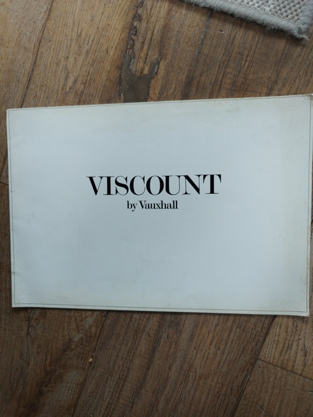Vauxhall Viscount brochure uit 1969 - VX1880/10/69, Gelezen, Vauxhall, Ophalen of Verzenden, Overige merken