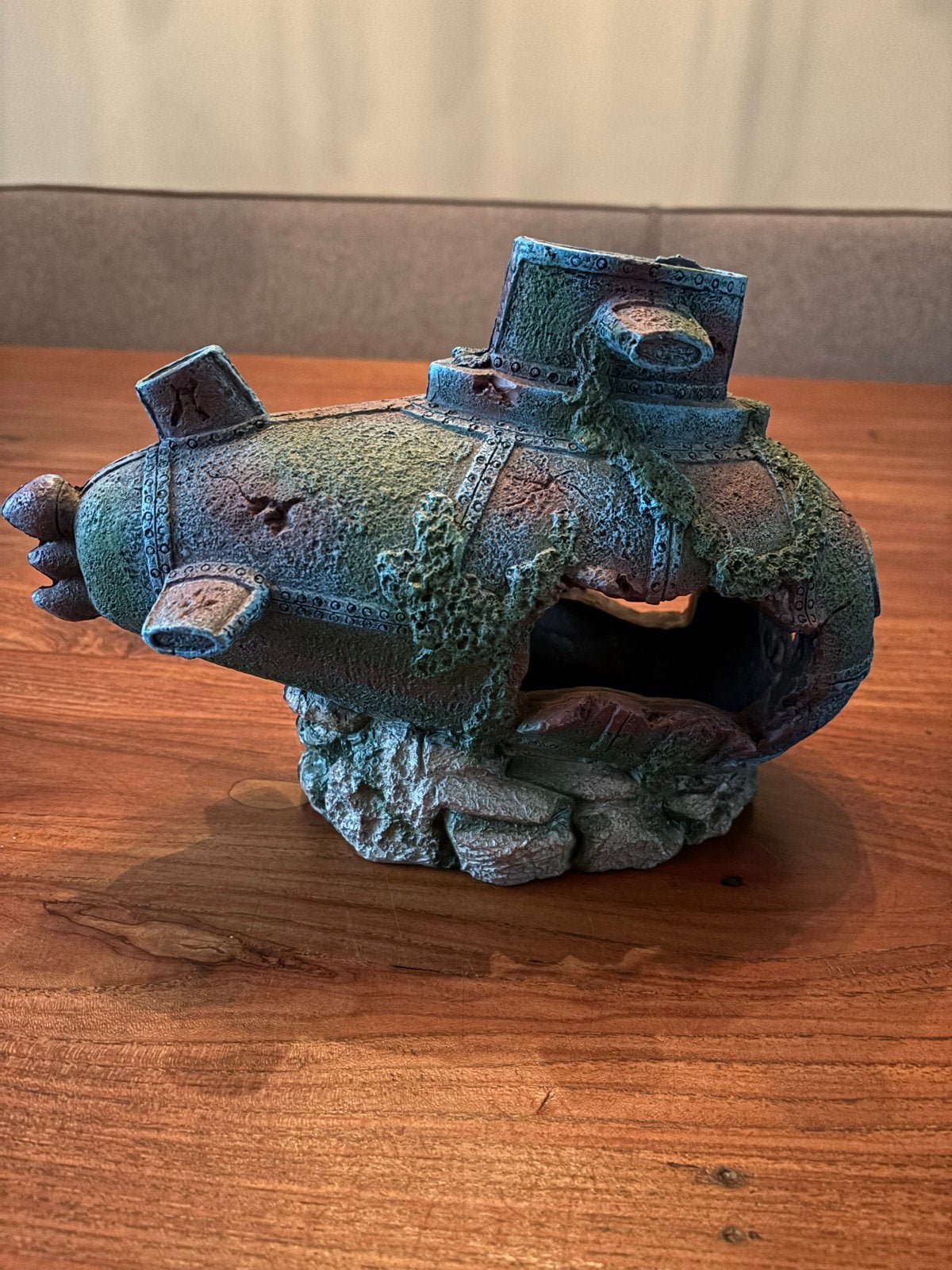 Duikboot ornament aquarium, Ophalen of Verzenden, Zo goed als nieuw, Decoratie