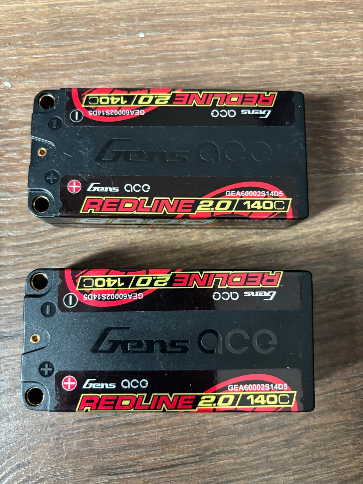 Gens Ace Redline 2.0 6000mAh 2S LiPo-HV 7.6V 140C (2 stuks), Ophalen of Verzenden, Nieuw, Oplaadbaar