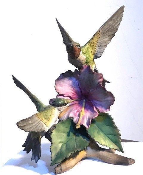 Gawantka Kaiser Porselein Germany kolibries 😍✨🎁💑🤗👌, Antiek en Kunst, Ophalen of Verzenden, Beeld, Vogel