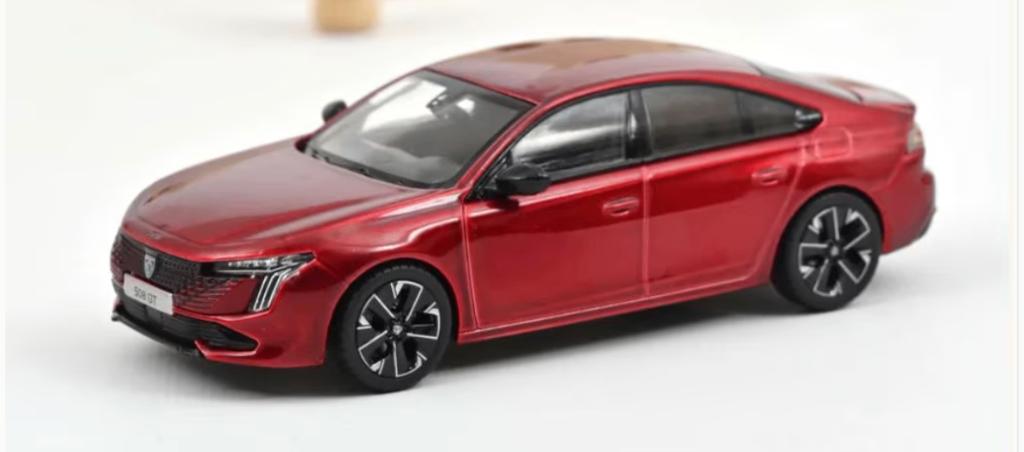 Peugeot 508 GT Hybrid 2023 rood schaal 1/43 NOREV ref 475831, Verzenden, Nieuw, Auto, Norev