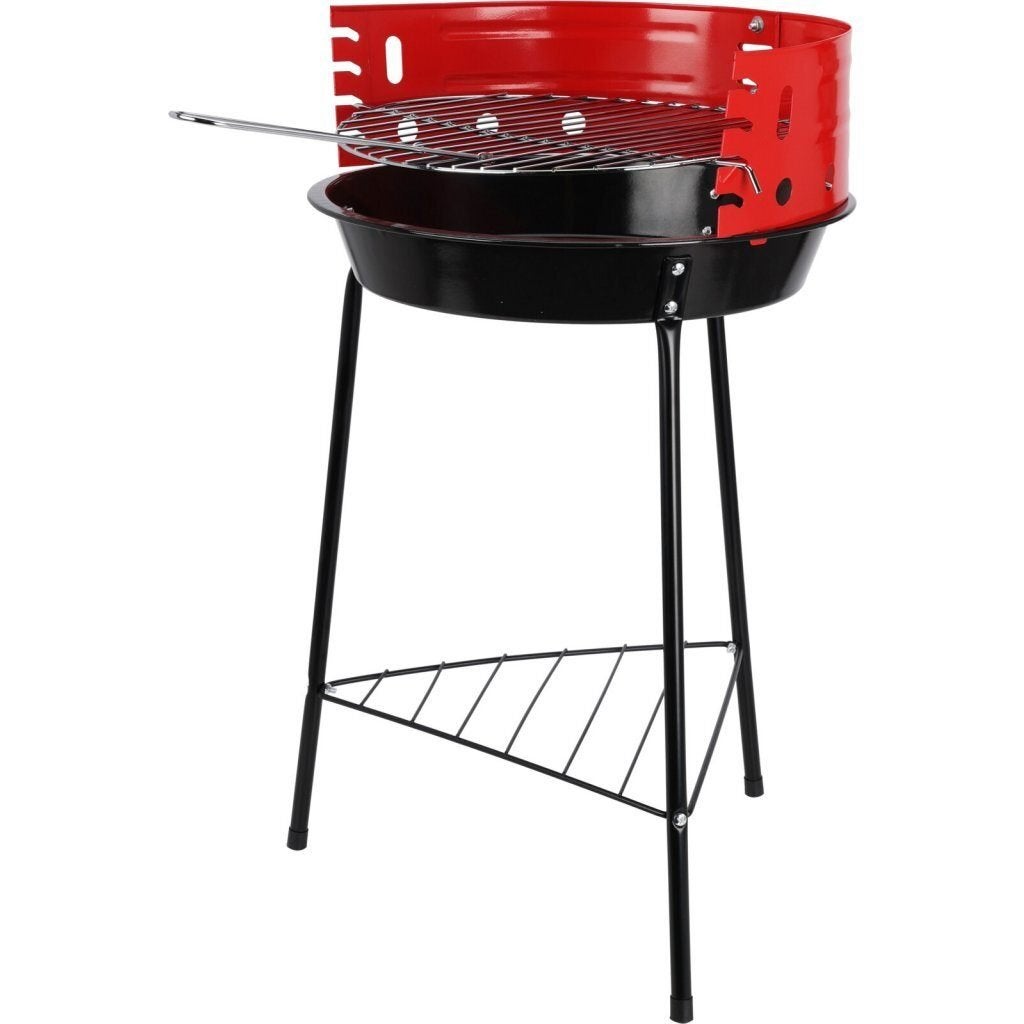 BBQ Barbecue 33x32x55 cm Zwart/Rood, Koopman International, Nieuw, Ophalen of Verzenden, Koopman International