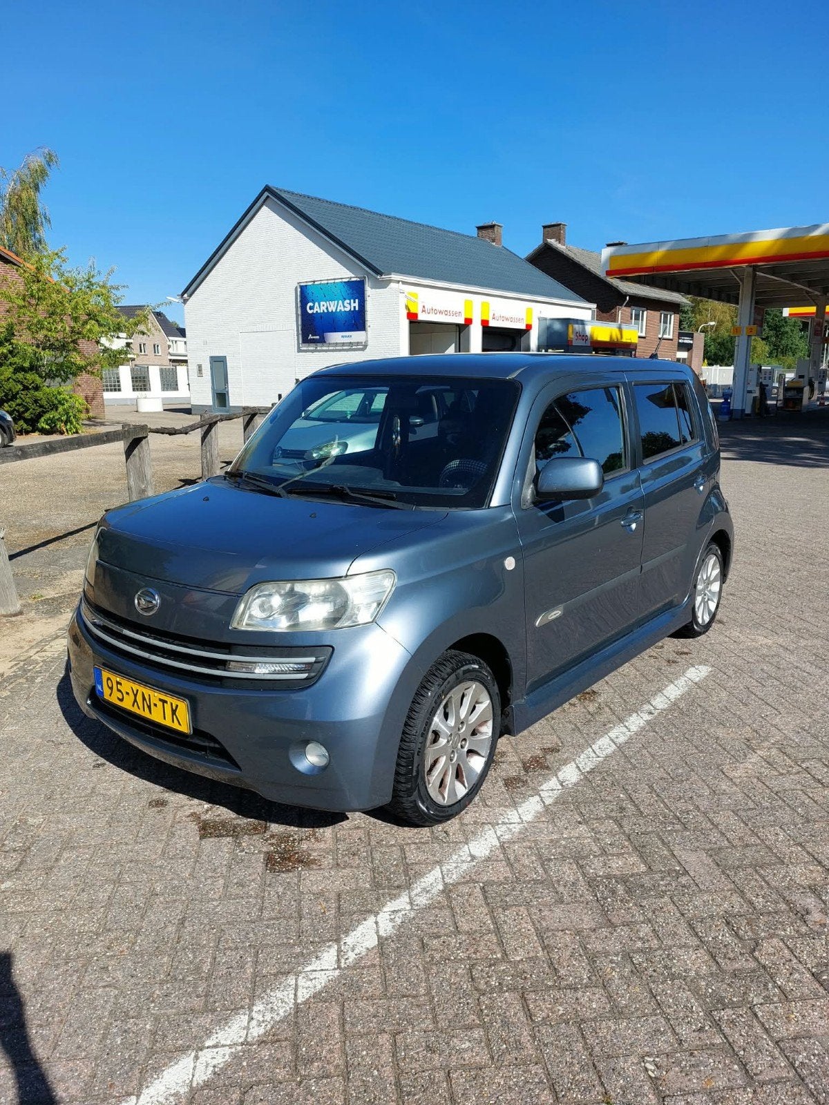 Daihatsu Materia 1.5 4WD 2007 Grijs, Auto's, Daihatsu, Stof, Zwart, 49 €/maand, 103 pk