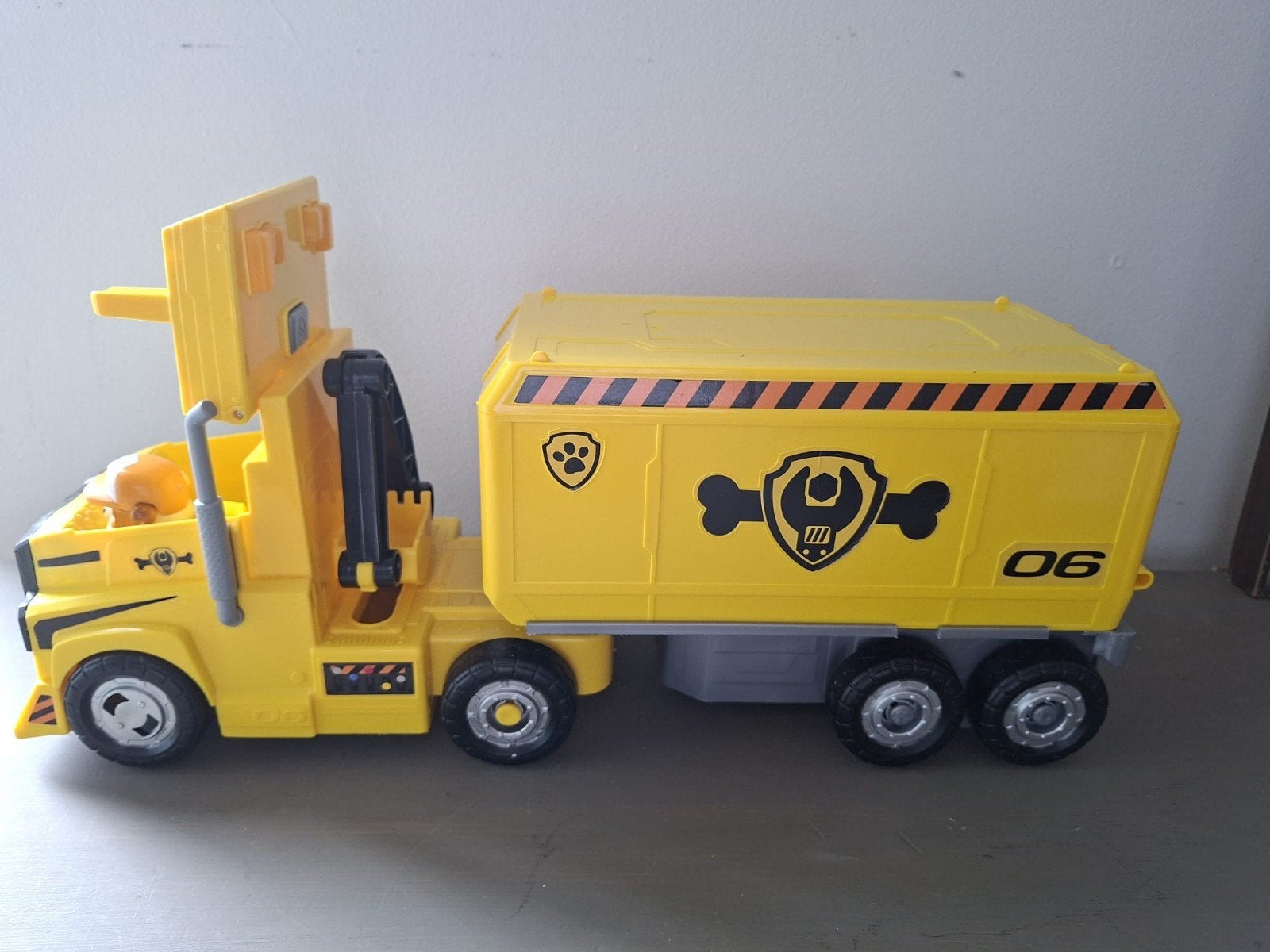 Paw Patrol 2-in-1 Rubble's Bulldozer & Constructie Voertuig, Ophalen of Verzenden, Zo goed als nieuw