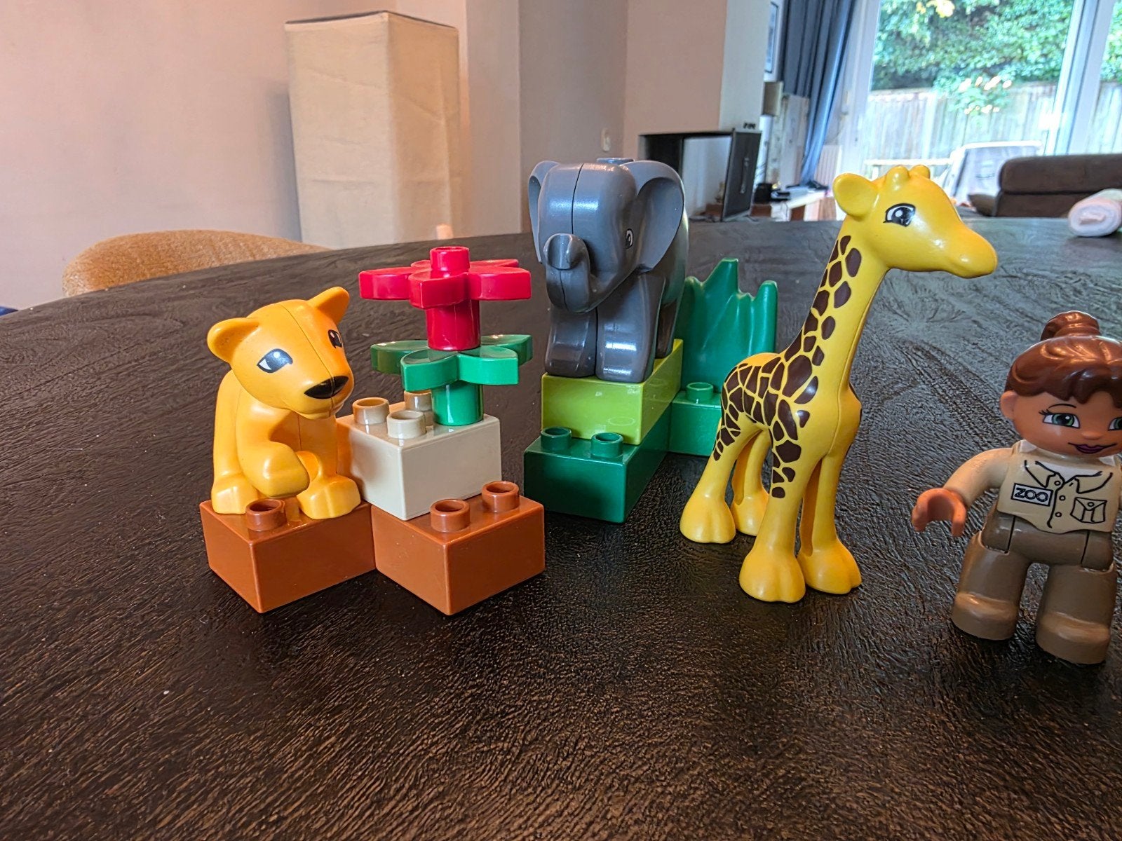 LEGO Duplo Dieren set met verzorger, Ophalen of Verzenden, Gebruikt