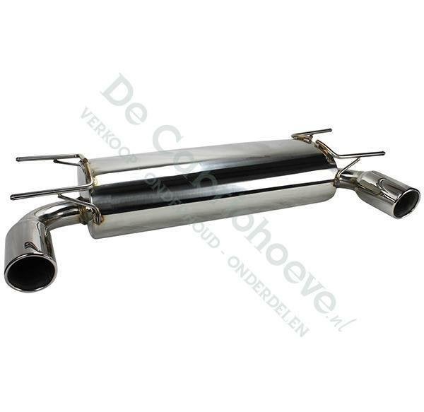 MX5 Dubbele RVS Uitlaat, De Cabriohoeve VOF, Nieuw, Info@cabriohoeve.nl, Julianalaan 9, 9462PG Gasselte, Nederland