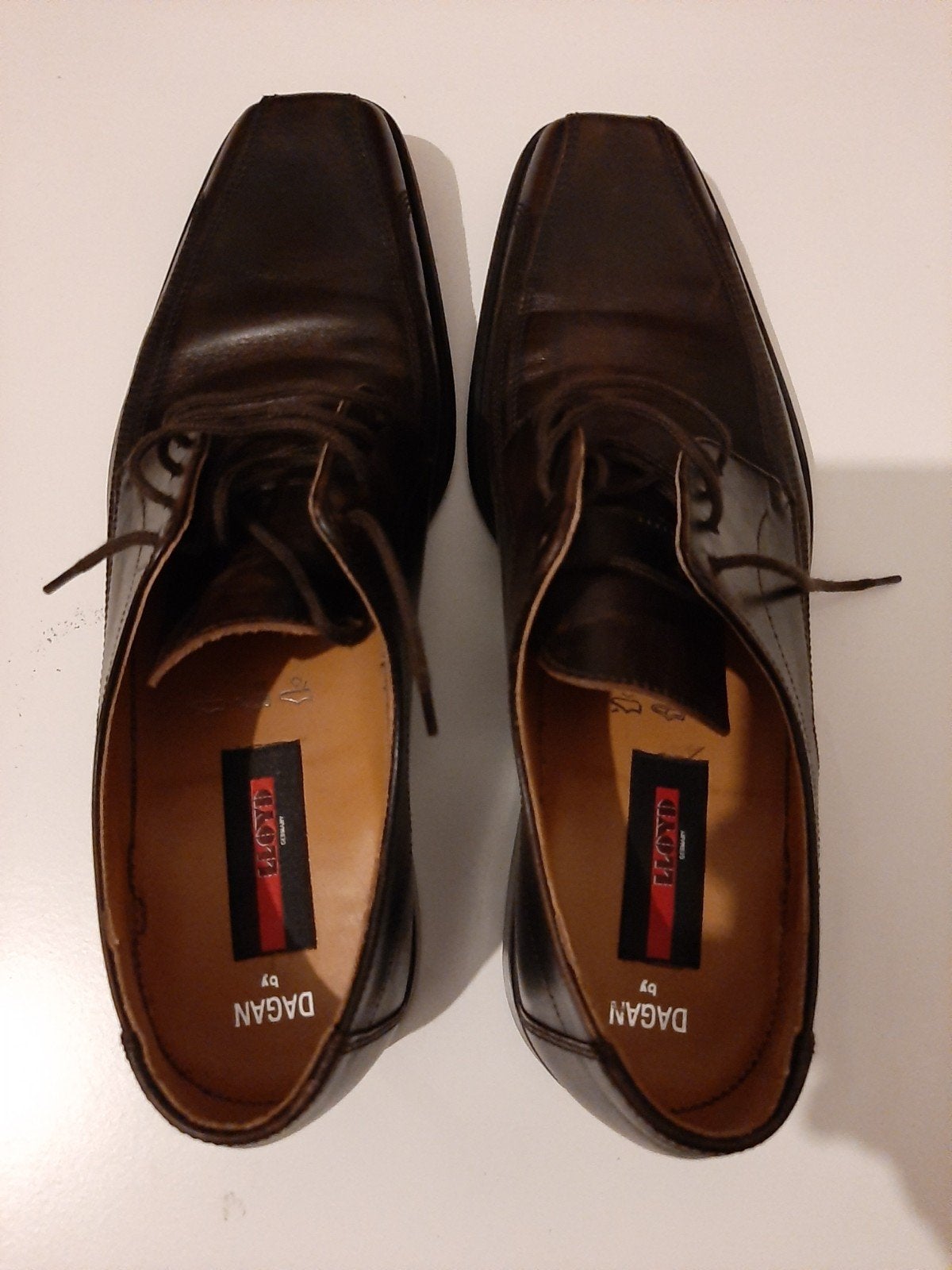 Nette herenschoenen Dagan by Lloyd, maat 42, z.g.a.n., Bruin, Ophalen of Verzenden, Zo goed als nieuw, Dagan by Lloyd