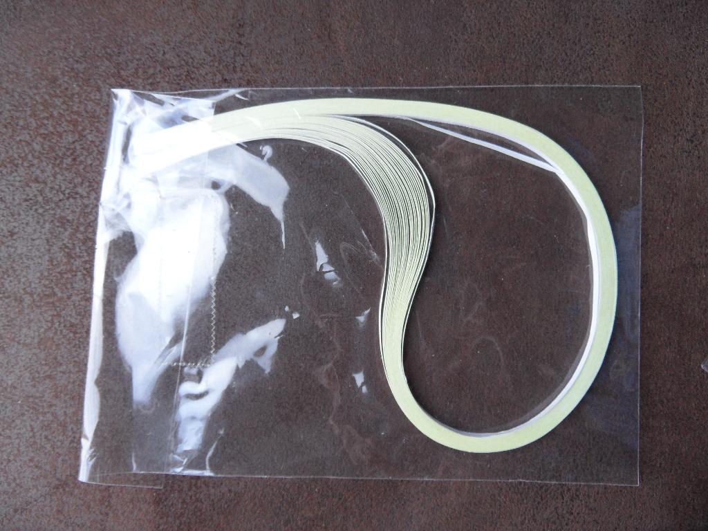 Quilling paper – papierfiligraanstroken 3mm parelmoer geel, Geel, Nieuw, Ophalen of Verzenden, Papier of Karton