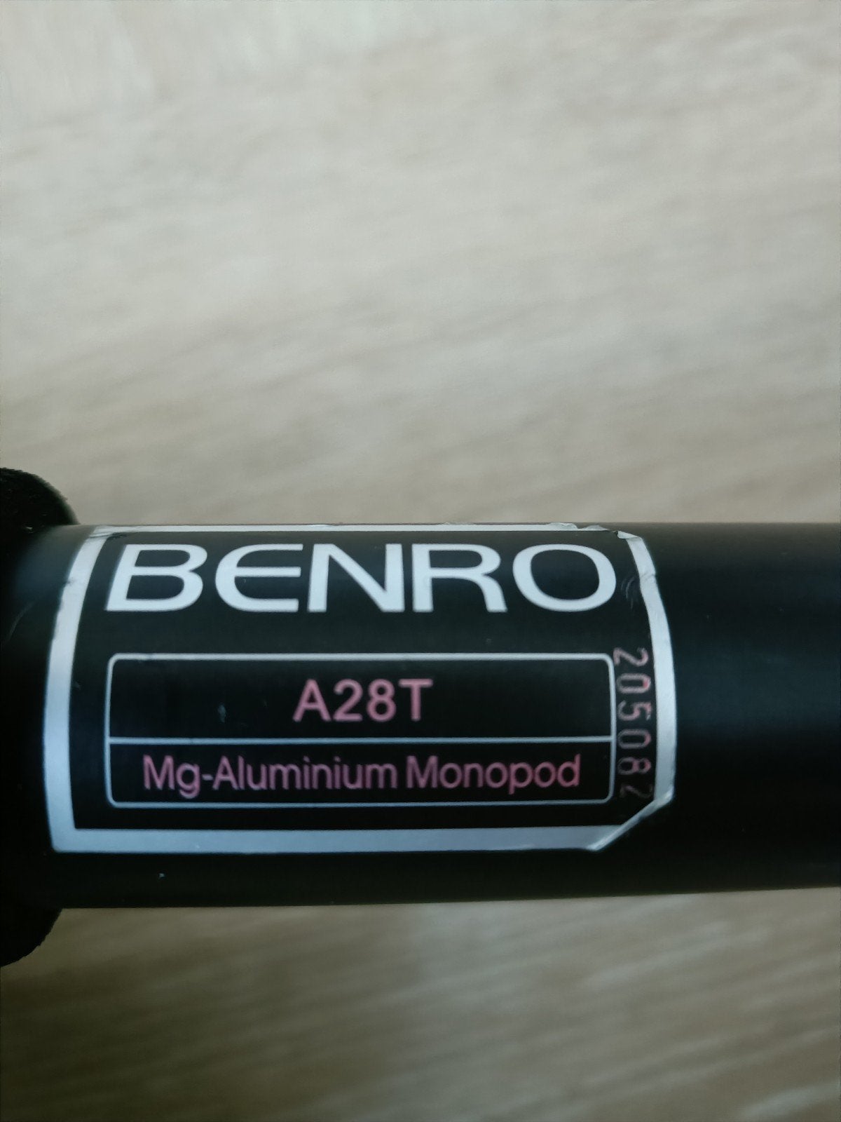 Benro A28T Mg-Aluminium Monopod - Zo goed als nieuw, Audio, Tv en Foto, Ophalen, Benro, Eenpoot, Snelkoppelingsplaat