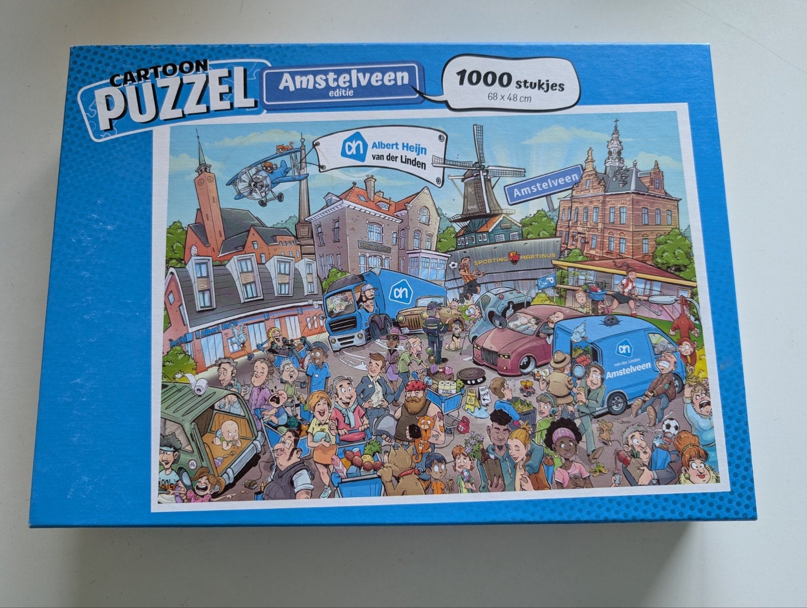 Amstelveen puzzel, Ophalen, 500 t/m 1500 stukjes, Zo goed als nieuw, Legpuzzel