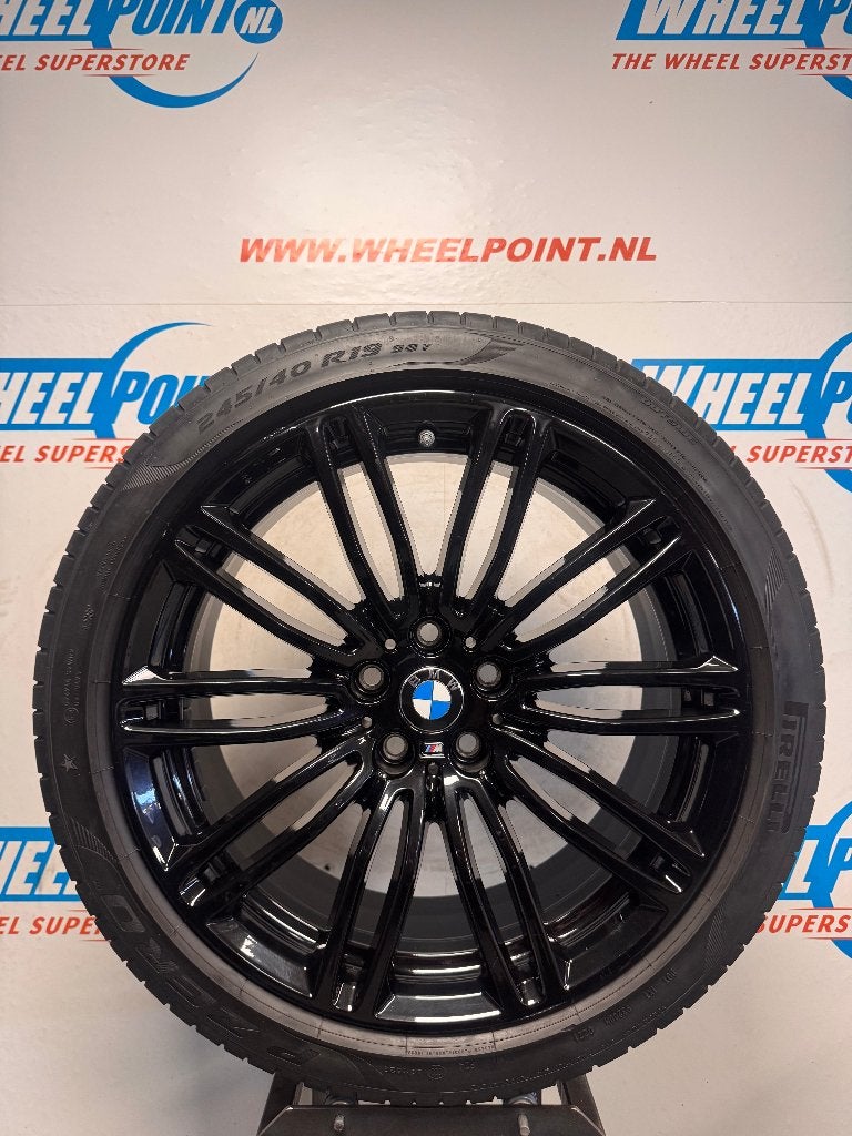 19" Originele BMW 5-serie G30 G31 M-styling 664 velgen 5x112, 19 inch, Gebruikt, 275 mm, Banden en Velgen