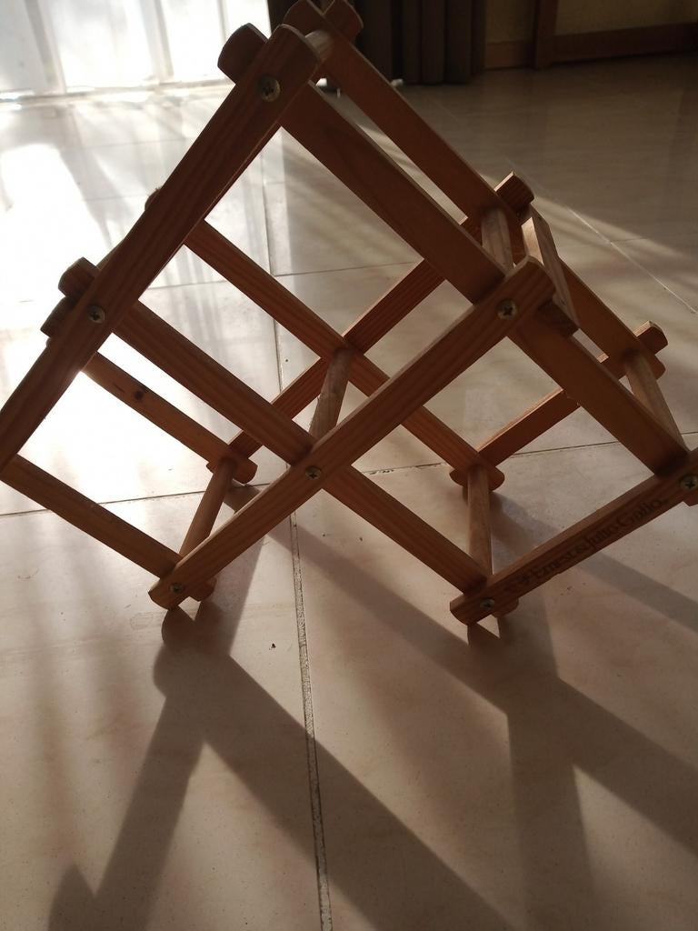 Houten wijnrek, Ophalen, Hout, Minder dan 50 cm