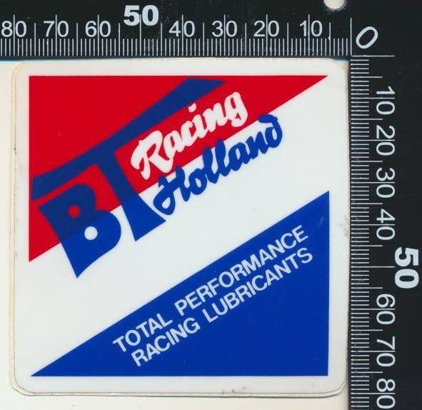 Sticker: BT Racing Holland, Ophalen of Verzenden, Zo goed als nieuw, Auto of Motor