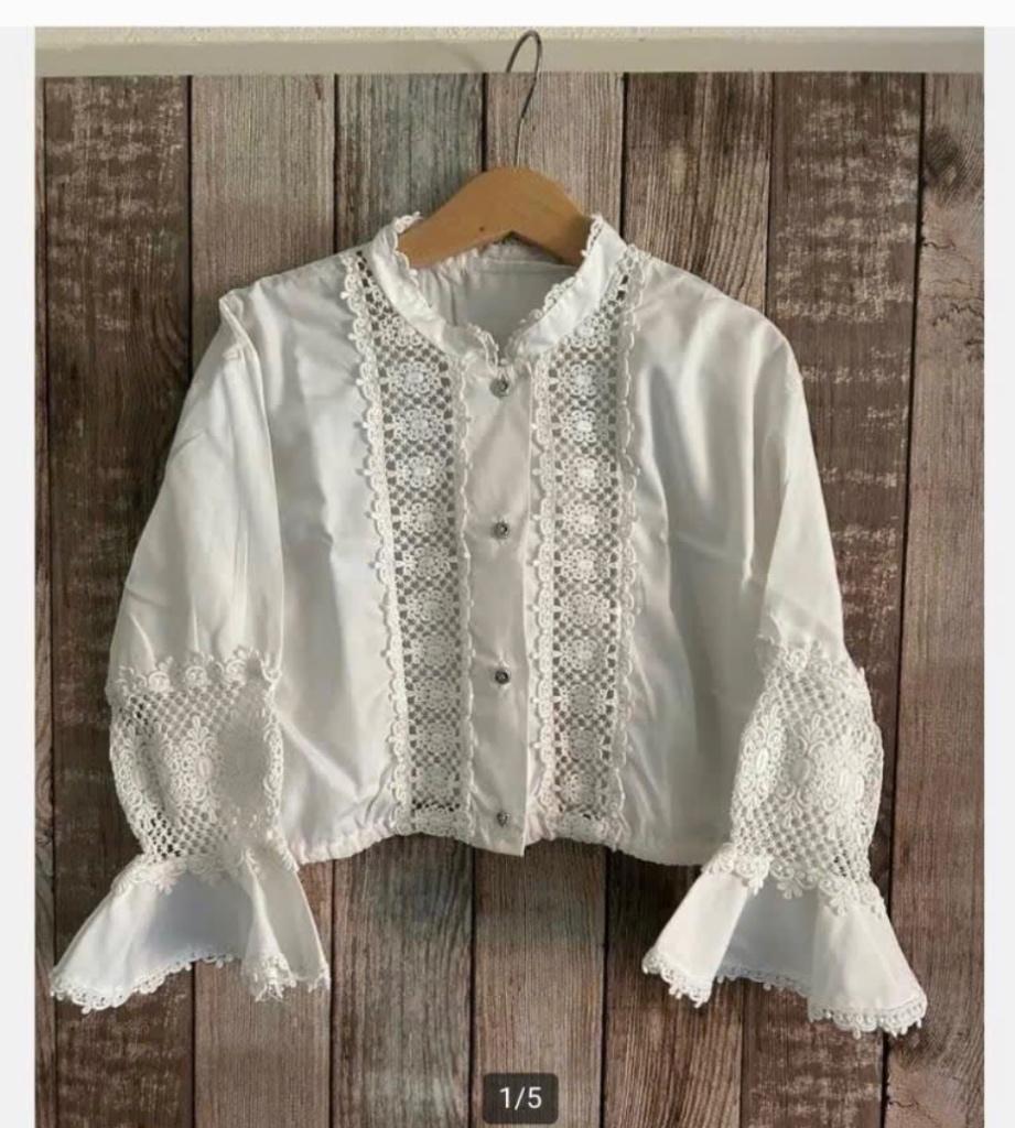 Victoriaanse Blouse - Prachtige Details!, Ophalen of Verzenden