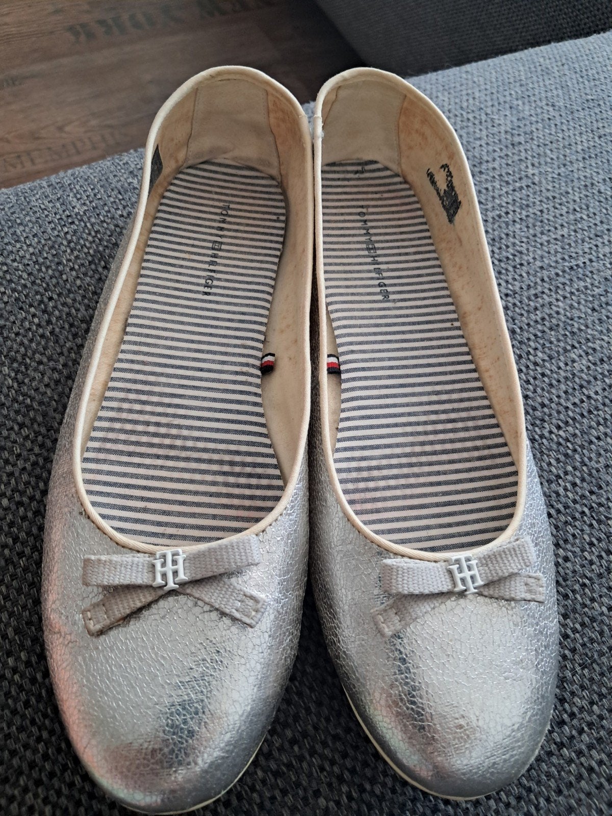 Tommy Hilfiger ballerina's maat 39.5, Gedragen, Tommy Hilfiger, Ballerina's, Ophalen of Verzenden