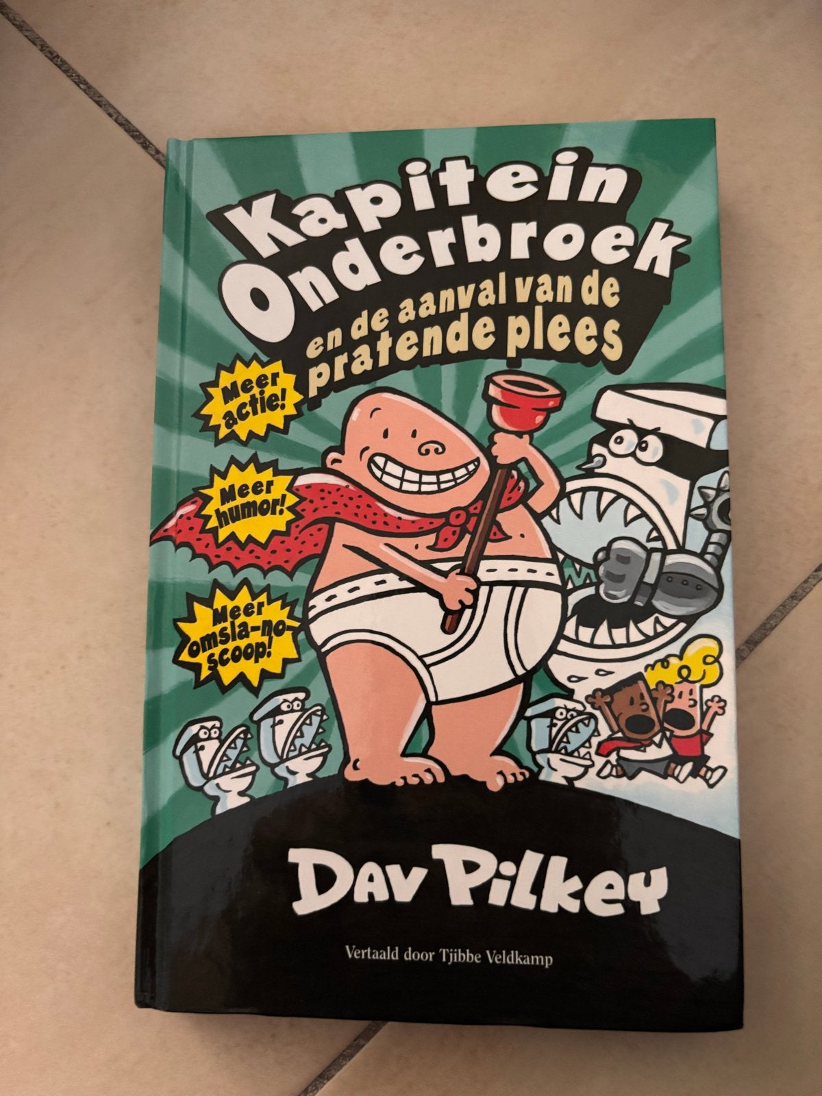 Kapitein Onderbroek en de aanval van de pratende plees, Ophalen, Zo goed als nieuw, Fictie