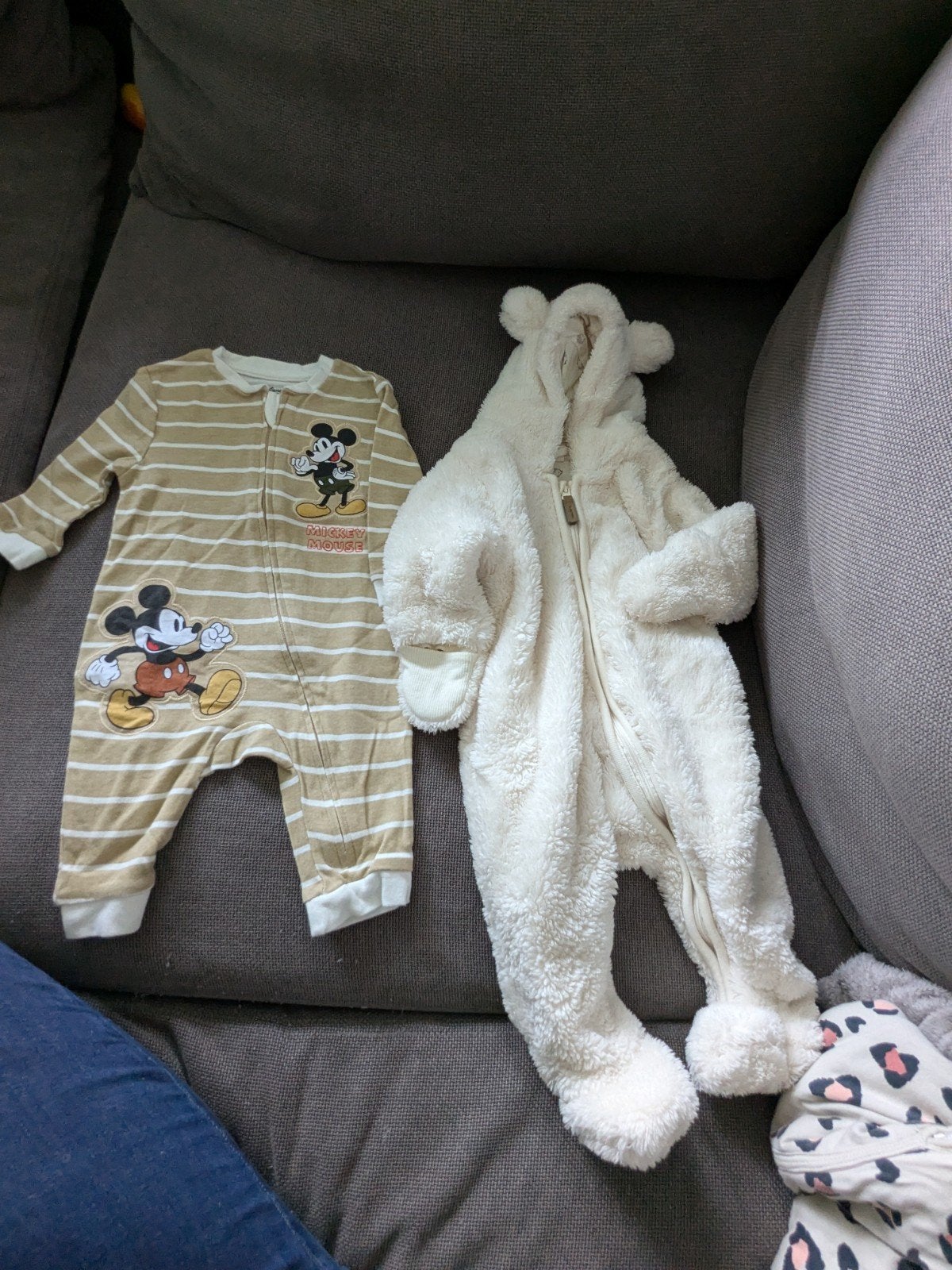 Pyjama en warm berenpak maat 62, Ophalen, Gebruikt, Jongetje of Meisje, Shirtje of Longsleeve