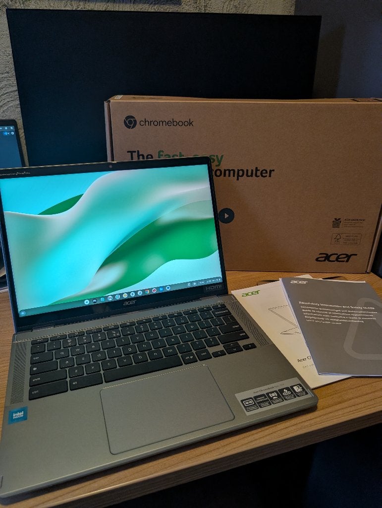 [GLOEDNIEUWE] Acer chromebook spin 314 met touchscreen!, 14 inch, Qwerty, 8 GB, Touchscreen
